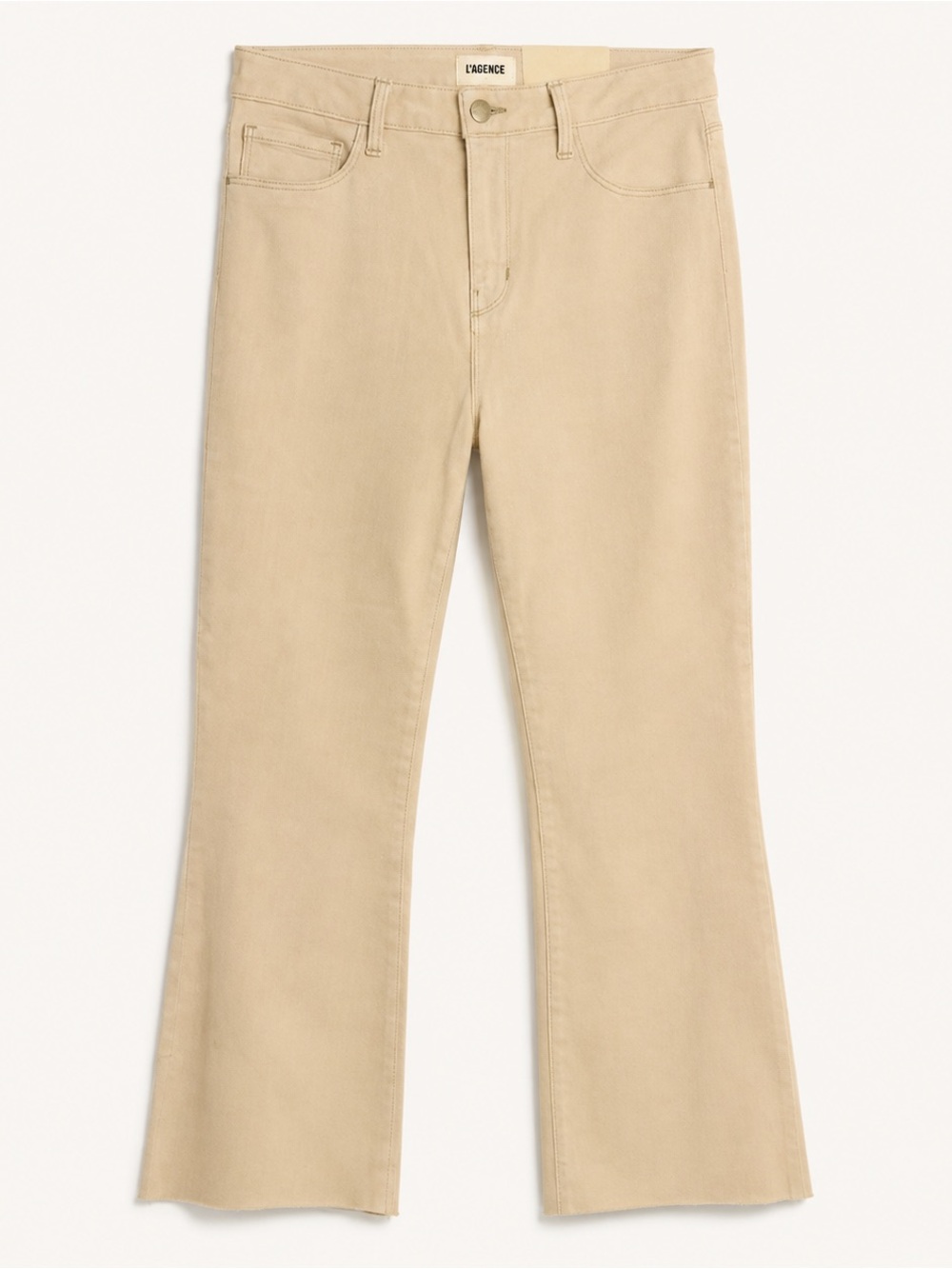 L’ AGENCE Kendra - High Rise Cropped Jeans/Pants Vintage White NWT (see below)